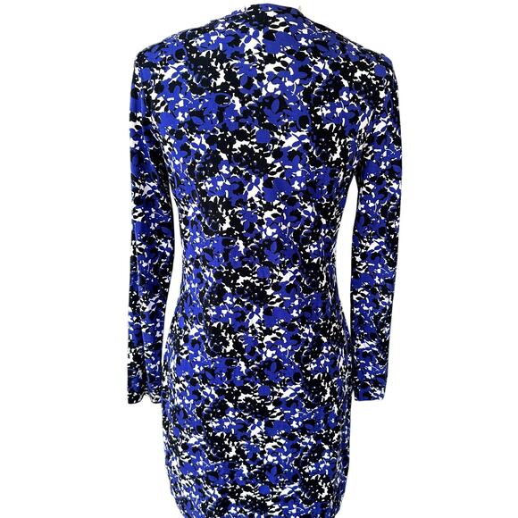 Diane von Furstenberg Cotton Silk Knit Sheath Dress w/ V-Neck Office Work Career - Picture 5 of 9